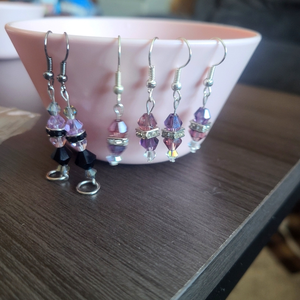 Handmade earrings.